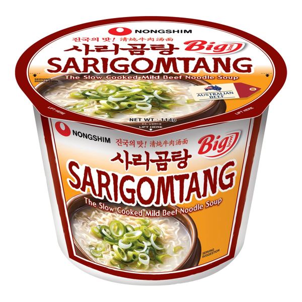 Лапша быстрого приготовления Саригомтанг Nongshim, чашка 114 г