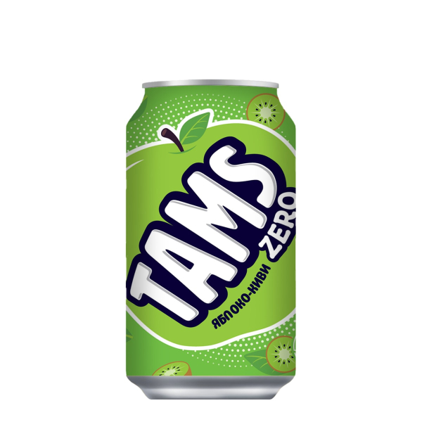 Напиток газированный Tams со вкусом яблока-киви Lotte, 355 мл