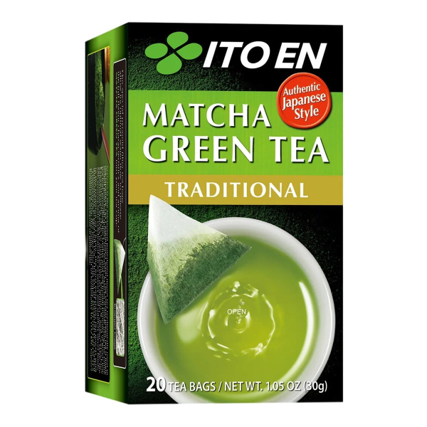 Зеленый чай традиционный с добавлением матча Itoen, 30 г