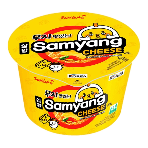 Лапша быстрого приготовления со вкусом сыра Cheese Samyang, чашка 105 г