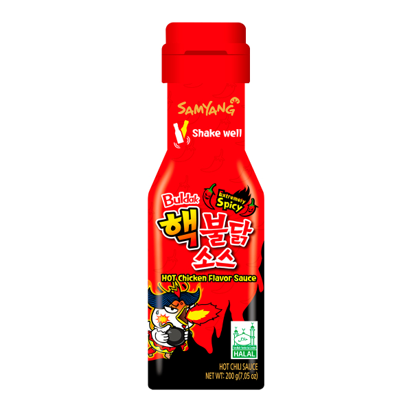 Соус супер острый Hot Chicken со вкусом курицы Булдак Samyang, 200 г