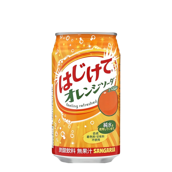 Напиток газированный со вкусом апельсина Sangaria, 350 мл