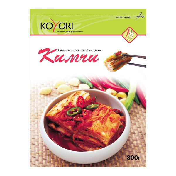 Капуста кимчи слабоострая Koyori, пачка 300 г