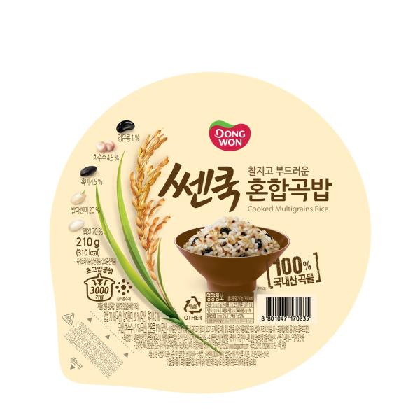 Рис быстрого приготовления со смесью злаков Dongwon, 210 г