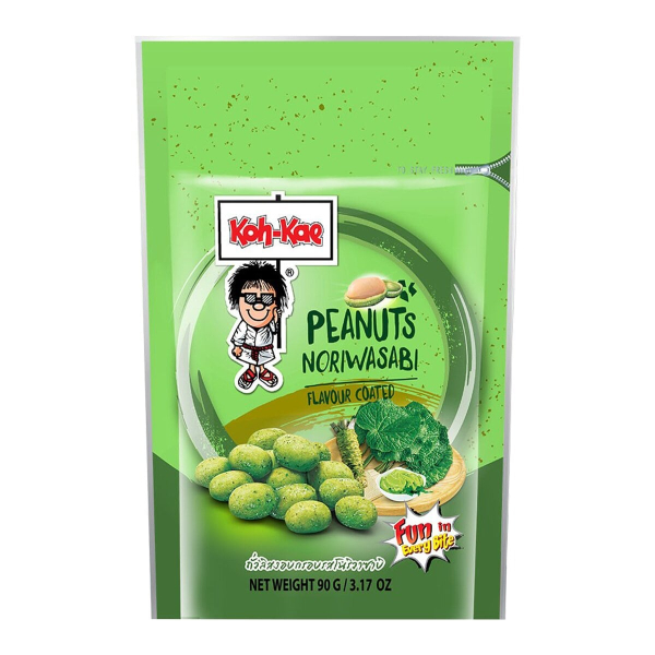Арахис жареный в панировке со вкусом нори и васаби Koh-Kae, 90 г