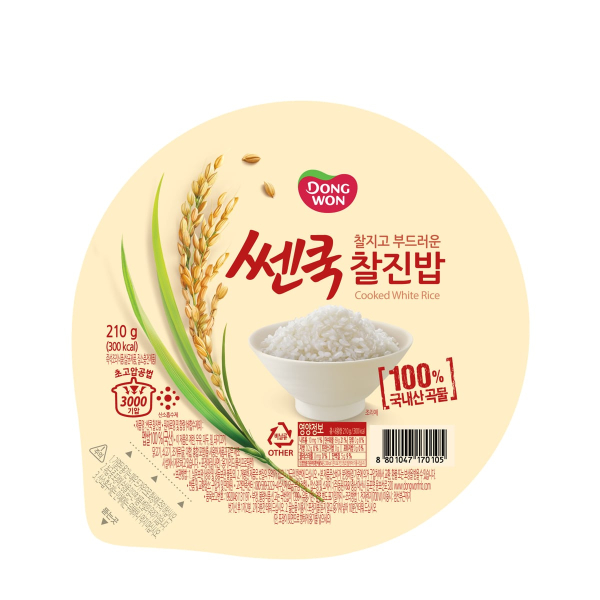 Рис быстрого приготовления белый Dongwon, 210 г